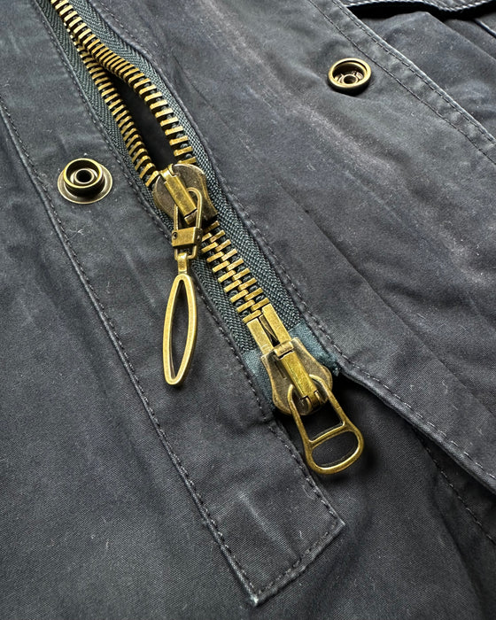 RL Blue Hunting Trench Coat (M)