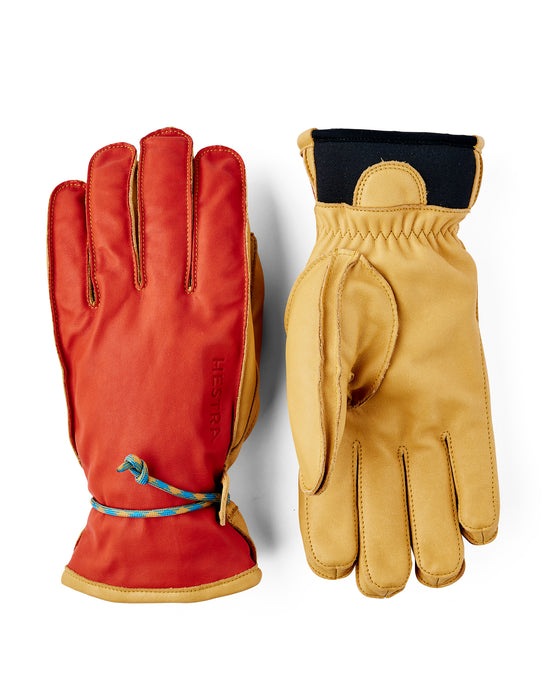 Hestra Wakayama Flame Red/Tan Gloves