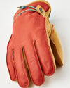 Hestra Wakayama Flame Red/Tan Gloves