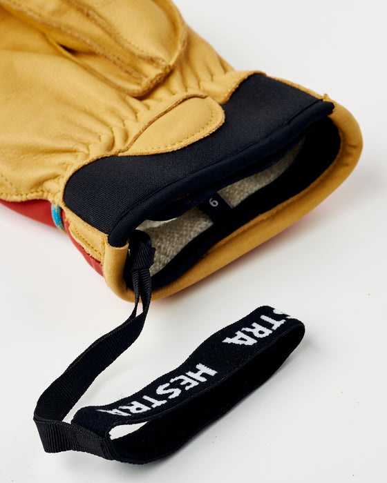 Hestra Wakayama Flame Red/Tan Gloves