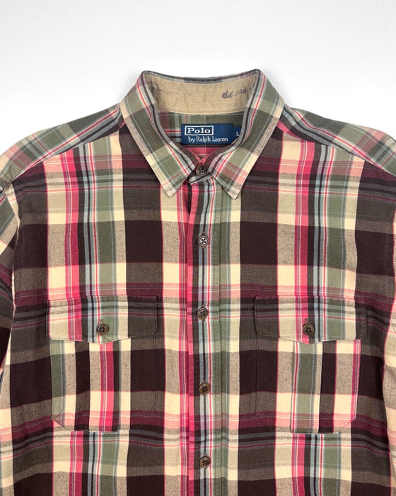 Polo Ralph Lauren Checkered CPO Shirt (L)