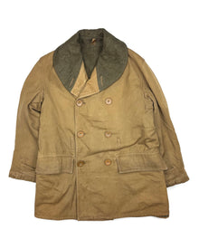  British Wool Shawl Collar Mackinaw (M)