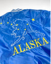Alaska Blue Satin Bomber (XXL)