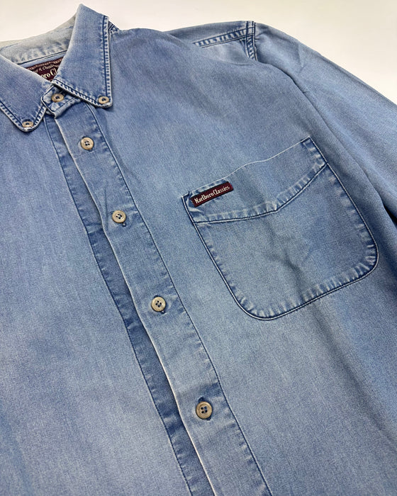 Marlboro Classics Light Blue Denim Shirt (L)