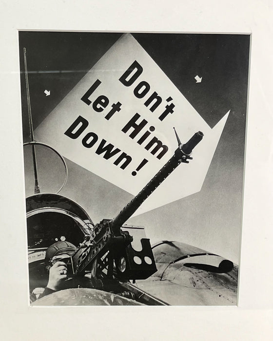 Don't Let Him Down! (original vintage print)