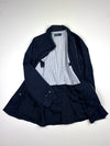 RL Blue Hunting Trench Coat (M)