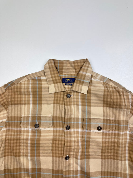 Polo Ralph Lauren Beige Shirt Jacket (L)