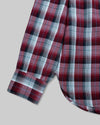 Red and Grey Checkered Pendleton Shirt (L)