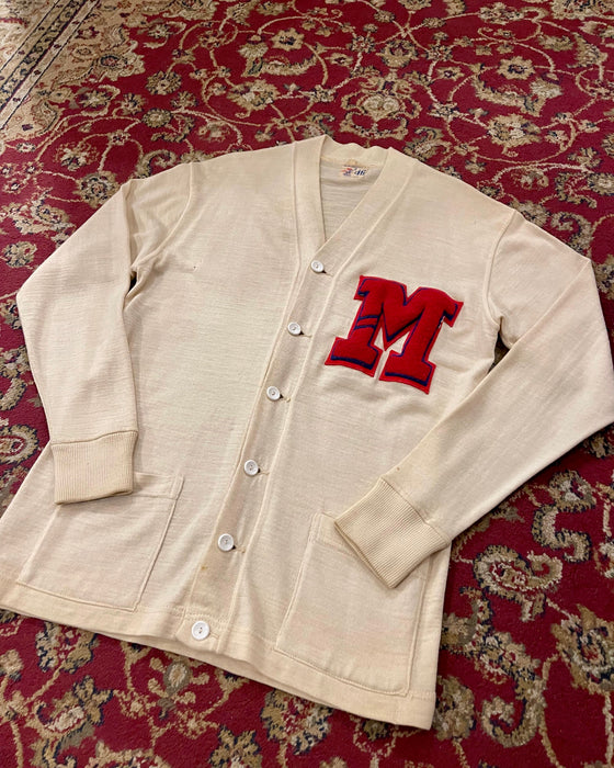 Letterman 'M' Cardigan (L)