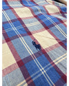 Polo Ralph Lauren Beige and Blue Checkered Shirt (L)