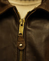 Redskins Brown Leather Jacket (XXL)