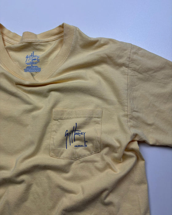 Guy Harvey Yellow American Marlin T-Shirt (M)
