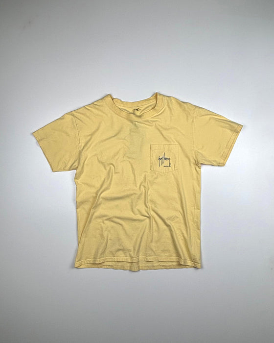 Guy Harvey Yellow American Marlin T-Shirt (M)