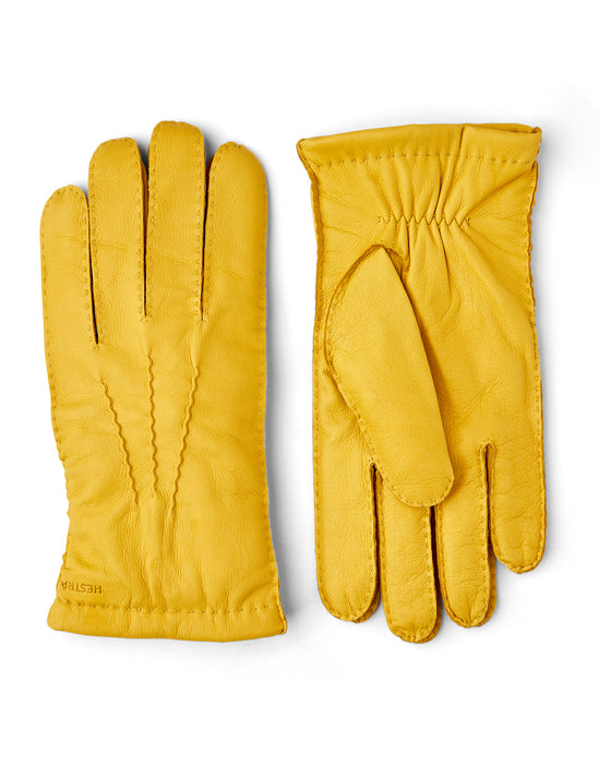 Hestra Matthew Natural Yellow Deerskin Gloves