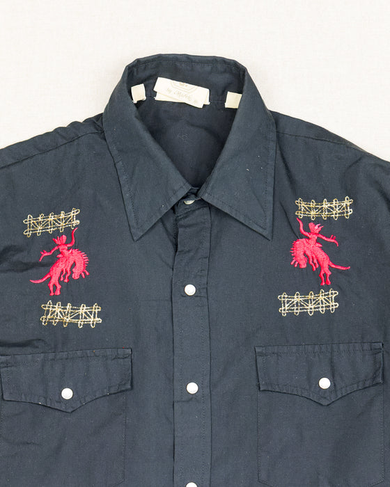 Red Horses Western Shirt (M)