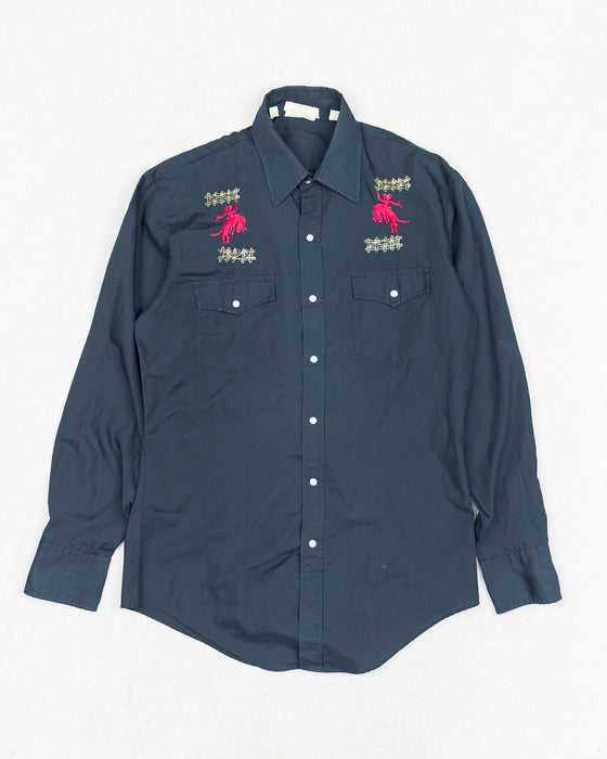 Red Horses Western Shirt (M)