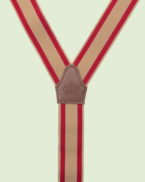 1937 Heavy Duty Braces Red