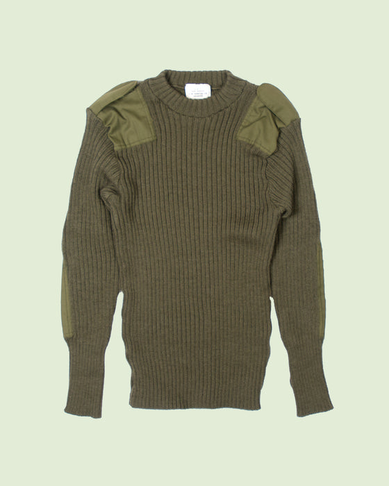 Green Army Woolen Sweater