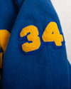 A Blue and Yellow Varsity Jacket (M)