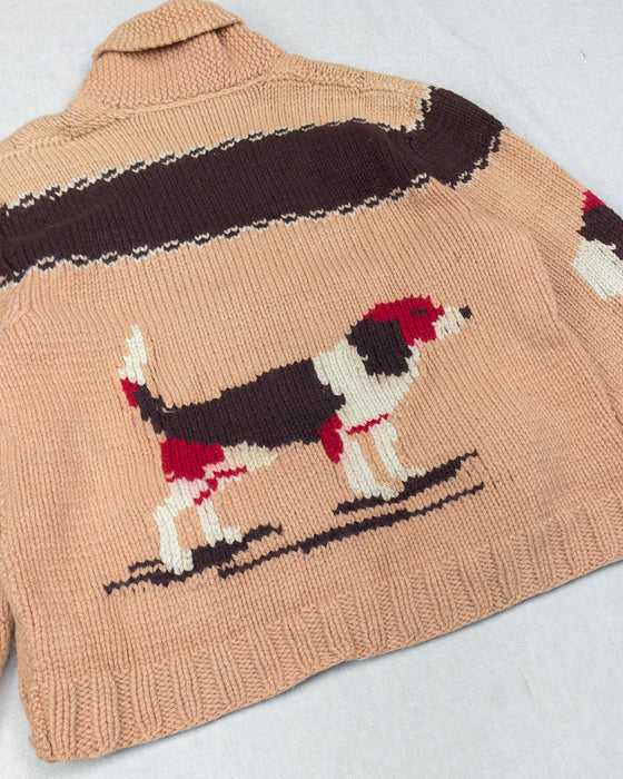 Beagle Knitted Cardigan (XL)