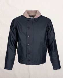  1944 N-1 Deck Jacket Waxed Navy