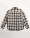 Pendleton Flannel Shirt Checkered Raisin Beige (L)